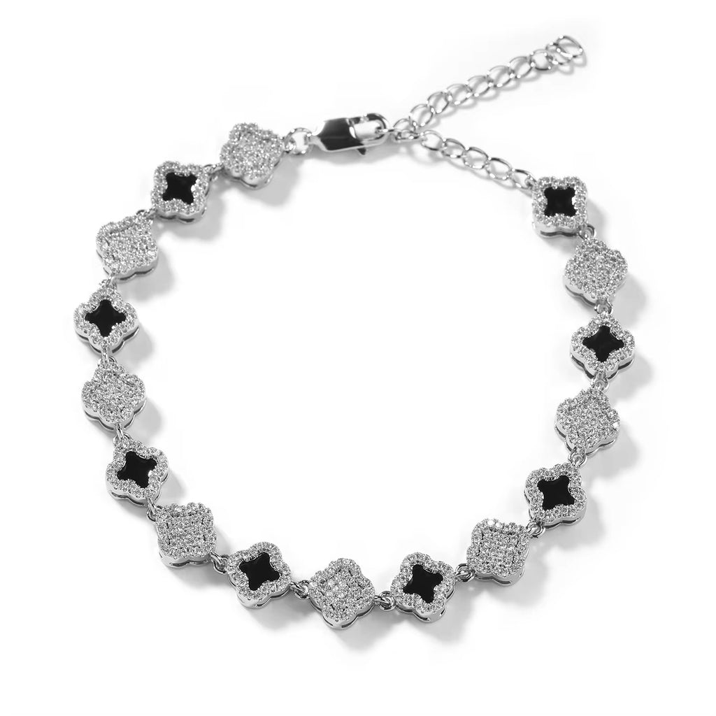 LUX NOIR CLOVER BRACELET