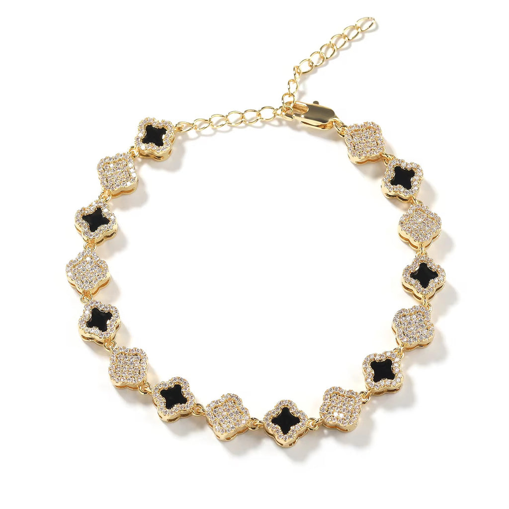 LUX NOIR CLOVER BRACELET
