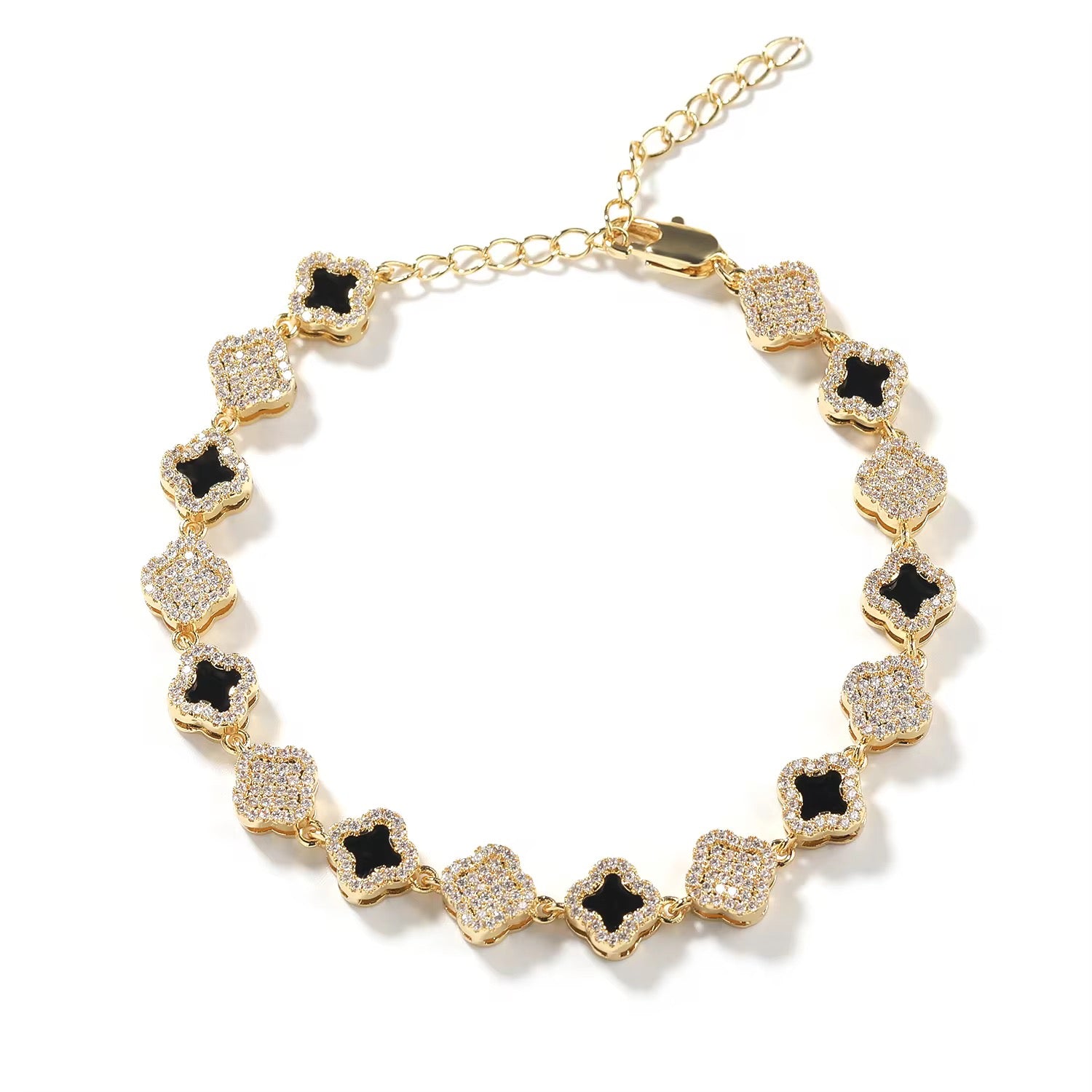LUX NOIR CLOVER BRACELET
